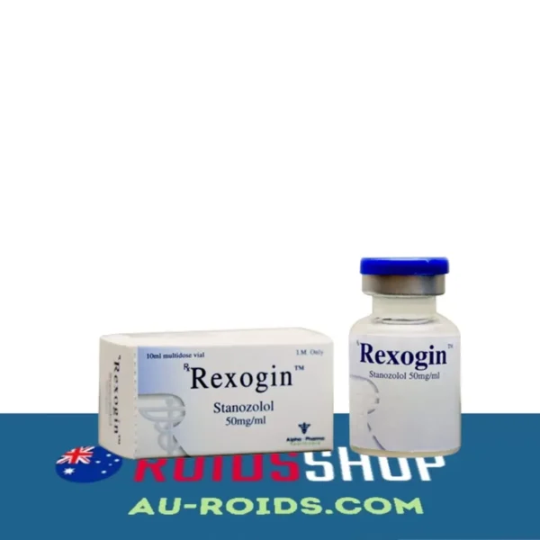 Rexogin 50mg vial by Alpha Pharma – injectable Stanozolol for sale in Australia