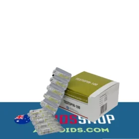 Vial of Testopin-100 testosterone propionate for injection